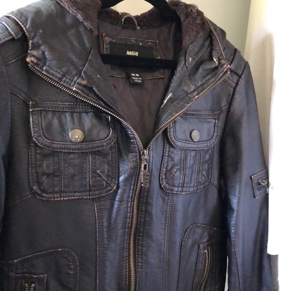 Miss Sixty Dark Brown Leather Jacket - Picture 6 of 6